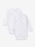 Lot de 2 bodies croisés manches longues bébé naissance en coton bio PETIT BATEAU blanc 1 - vertbaudet enfant 