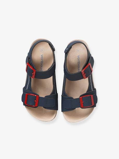 Sandales garçon ouverture totale bleu marine 4 - vertbaudet enfant 