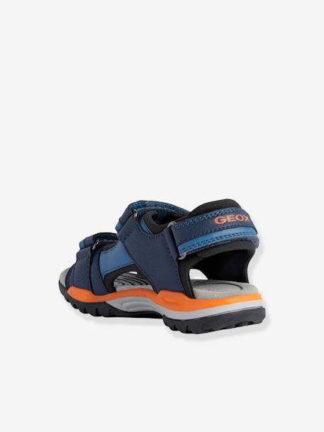 Sandales garçon J. Borealis B.A GEOX® DARK AVIO ORANGE 3 - vertbaudet enfant 