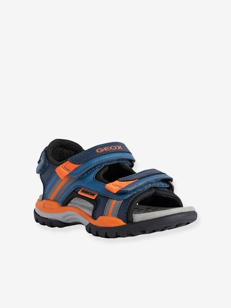 Sandales garçon J. Borealis B.A GEOX® DARK AVIO ORANGE 1 - vertbaudet enfant 