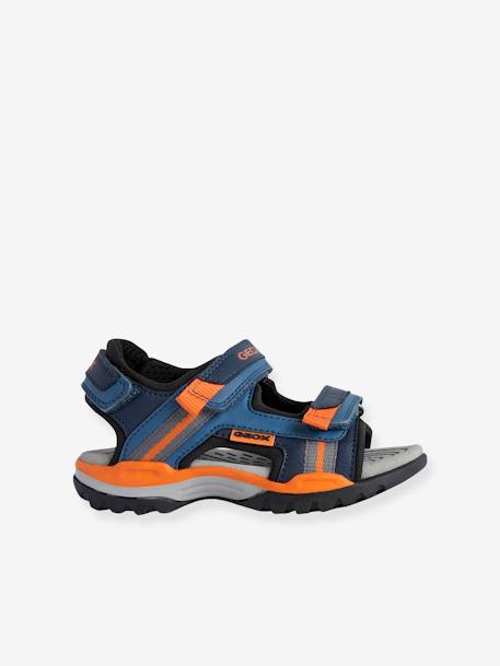 Sandales garçon J. Borealis B.A GEOX® DARK AVIO ORANGE 2 - vertbaudet enfant 