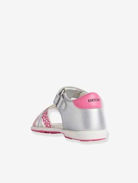 Sandales bébé B. Verred B - SINT. GEOX® LT GREY/FUCHSIA 3 - vertbaudet enfant 