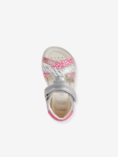 Sandales bébé B. Verred B - SINT. GEOX® LT GREY/FUCHSIA 5 - vertbaudet enfant 