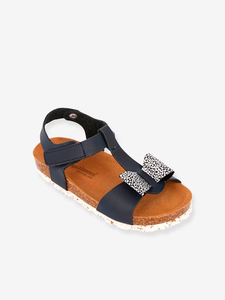 Sandales fille Zabou LES TROPEZIENNES® PAR M. BELARBI blanc/multi+marine/multi 6 - vertbaudet enfant 