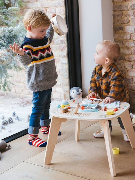 Table d'activités et d'éveil musical bois FSC® multicolore 2 - vertbaudet enfant 