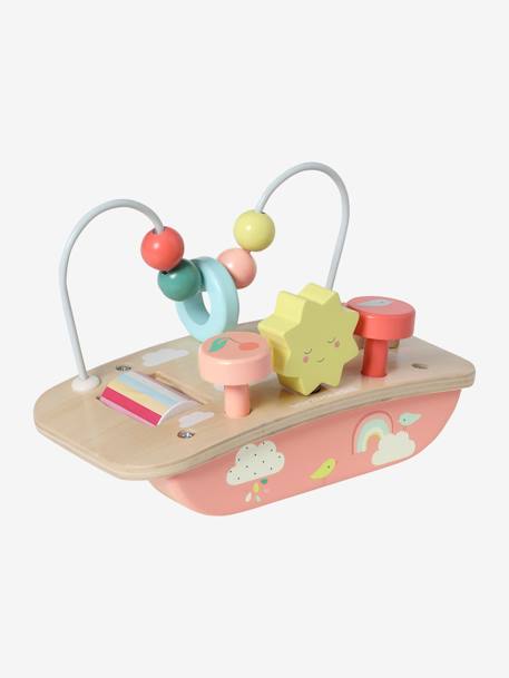 Mini Table D Activites En Bois Fsc Bebe Cerise Vertbaudet