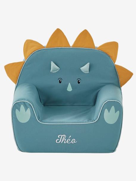 Fauteuil en mousse dino Triceratops Bleu 3 - vertbaudet enfant 