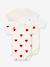 Lot de 3 bodies croisés manches courtes coeurs bébé naissance en coton bio PETIT BATEAU blanc 1 - vertbaudet enfant 