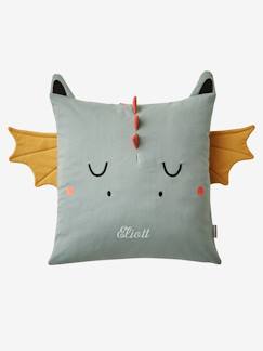 Linge de maison et décoration-Coussin carré dragon personnalisable