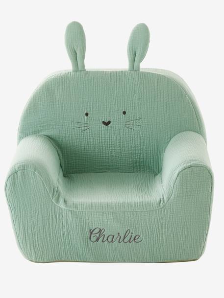 Fauteuil en mousse personnalisable Lapin VERT 3 - vertbaudet enfant 