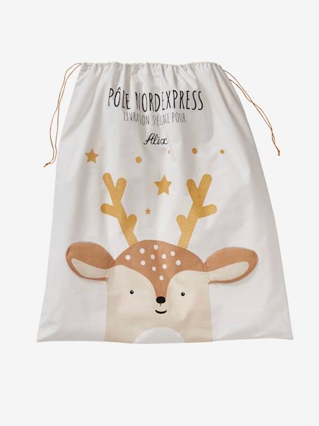 Sac à jouets personnalisable Renne Ecru 5 - vertbaudet enfant 