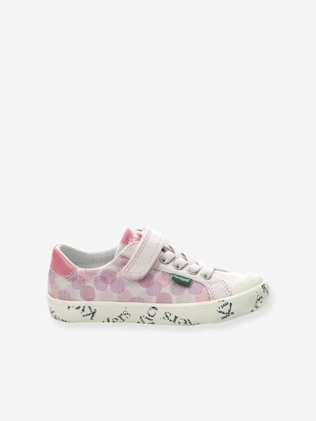 Baskets sneakers fille Gody Gold KICKERS® BLANC POIS MULTICO+ROSE POIS MULTICO 8 - vertbaudet enfant 