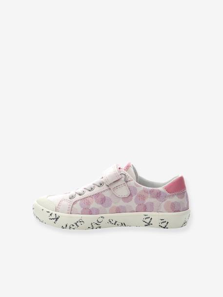 Baskets sneakers fille Gody Gold KICKERS® BLANC POIS MULTICO+ROSE POIS MULTICO 10 - vertbaudet enfant 