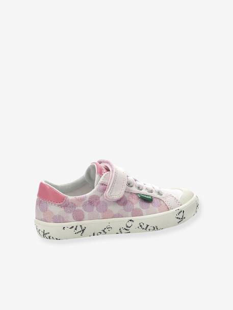 Baskets sneakers fille Gody Gold KICKERS® BLANC POIS MULTICO+ROSE POIS MULTICO 9 - vertbaudet enfant 