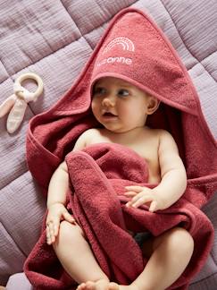 Cape de bain personnalisable + gant de toilette  - vertbaudet enfant