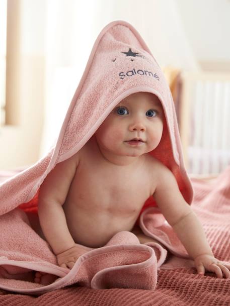 Cape de bain personnalisable + gant de toilette  - vertbaudet enfant