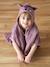 Poncho de bain personnalisable Biche parme 6 - vertbaudet enfant 