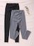 Lot de 2 leggings de grossesse en maille stretch Lot noir et gris 10 - vertbaudet enfant 