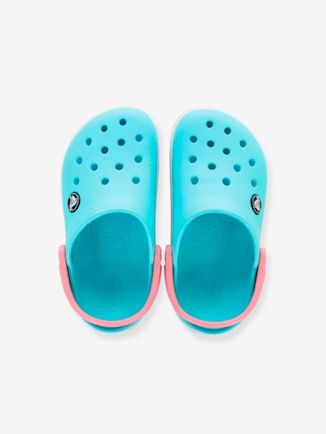 Sabots enfant Crocband Clog K CROCS™ BALLERINA PINK+ICE BLUE / WHITE+marine 10 - vertbaudet enfant 