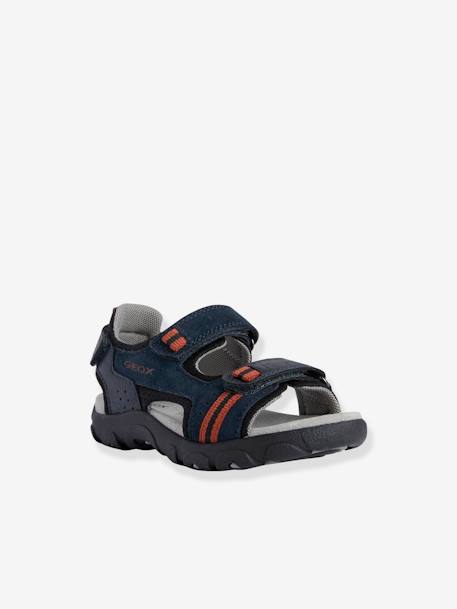 Sandales garçon J.S. Strada A Mesh+ GEOX® NAVY DK RED 1 - vertbaudet enfant 