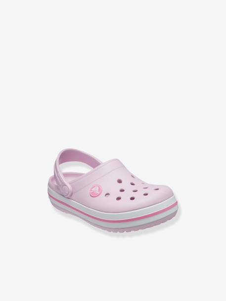 Sabots bébé Crocband Clog T CROCS(TM) BALLERINA PINK+ICE BLUE / WHITE+marine+PEPPER GRAPHITE 1 - vertbaudet enfant 