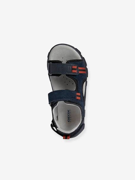 Sandales garçon J.S. Strada A Mesh+ GEOX® NAVY DK RED 5 - vertbaudet enfant 