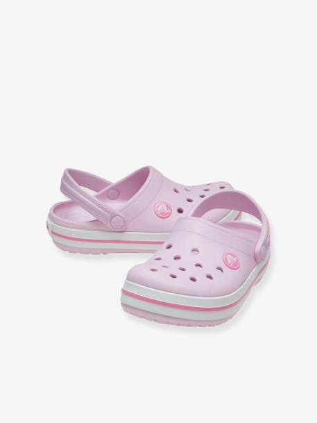 Sabots enfant Crocband Clog K CROCS™ BALLERINA PINK+ICE BLUE / WHITE+marine 6 - vertbaudet enfant 