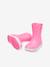 Bottes de pluie enfant Crocband Rain Boot K CROCS(TM) Pink Lemonade / Lavender 6 - vertbaudet enfant 