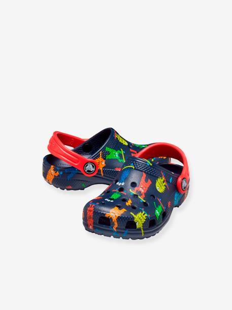 Sabots bébé Classic Easy Icon Clog CROCS™ NAVY+Taffy Pink/Multi 5 - vertbaudet enfant 