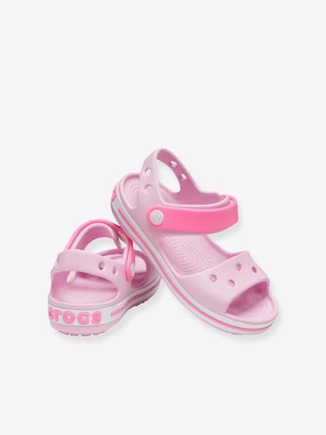 Sabots enfant Crocband Sandal Kids CROCS(TM) BALLERINA PINK+CERULEAN BLUE+NAVY RED 6 - vertbaudet enfant 