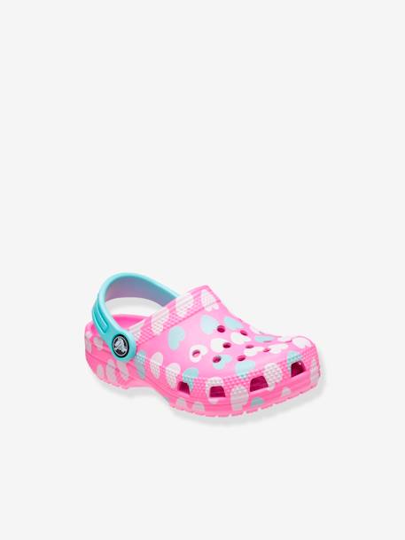 Sabots bébé Classic Easy Icon Clog CROCS™ NAVY+Taffy Pink/Multi 6 - vertbaudet enfant 