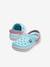 Sabots bébé Crocband Clog T CROCS(TM) BALLERINA PINK+ICE BLUE / WHITE+marine+PEPPER GRAPHITE 12 - vertbaudet enfant 