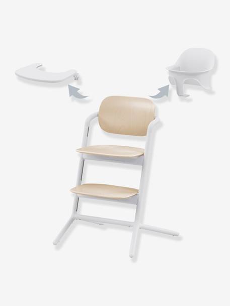 Set 3- en-1 chaise haute Cybex Lemo 2 Sand white+Stone blue+Stunning black 8 - vertbaudet enfant 