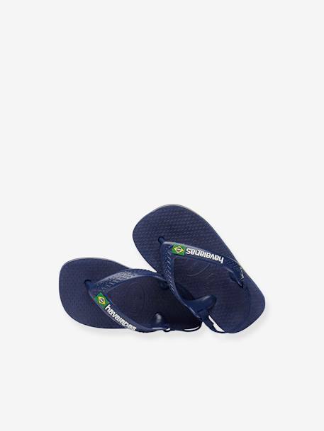 Tongs Baby Brasil Logo II HAVAIANAS® bleu+marine 6 - vertbaudet enfant 