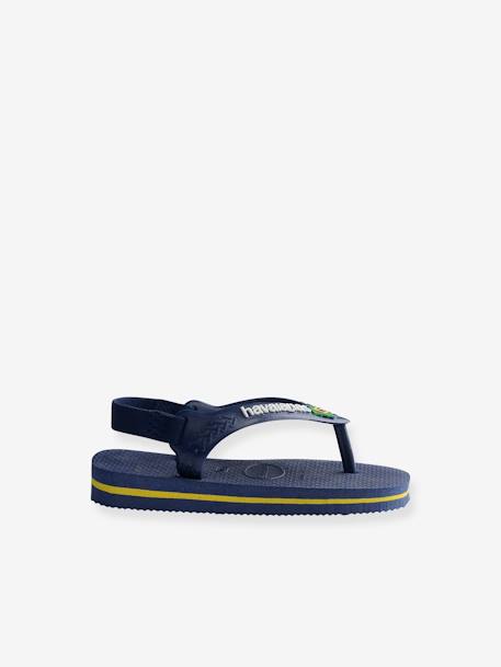 Tongs Baby Brasil Logo II HAVAIANAS® bleu+marine 2 - vertbaudet enfant 