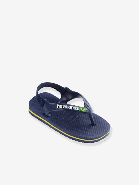 Tongs Baby Brasil Logo II HAVAIANAS® bleu+marine 4 - vertbaudet enfant 