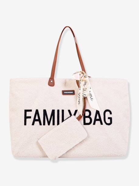 Sac à langer Family Bag CHILDHOME écru+Teddy beige 3 - vertbaudet enfant 