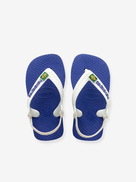 Tongs Baby Brasil Logo II HAVAIANAS® bleu+marine 10 - vertbaudet enfant 