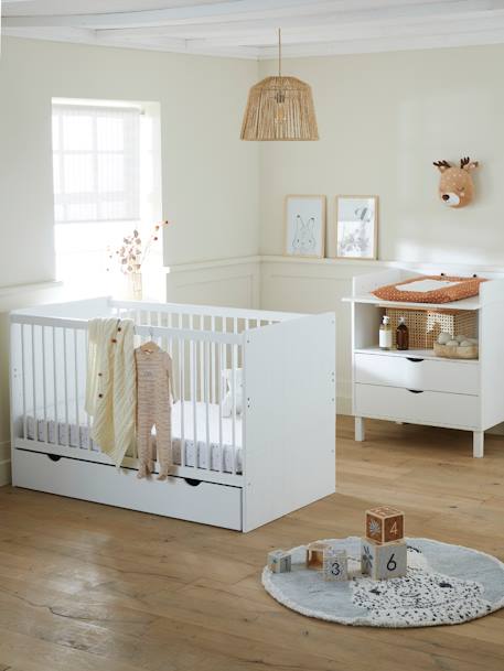 Commode à langer LIGNE HOLIDAYS blanc 2 - vertbaudet enfant 