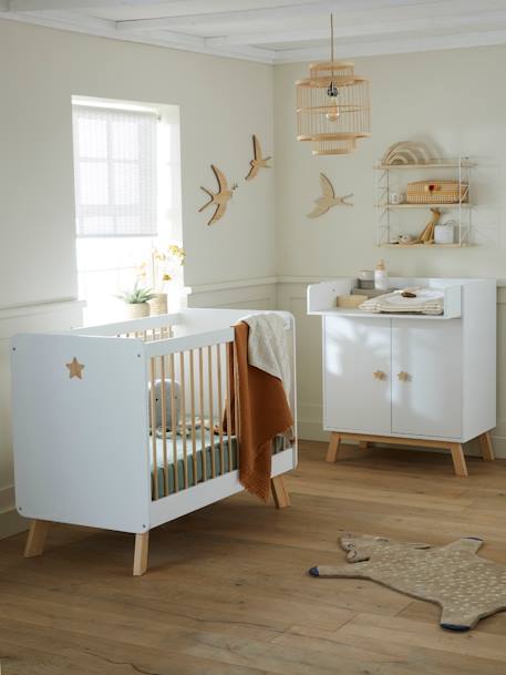 Commode à langer avec placard LIGNE GRANDE OURSE blanc 7 - vertbaudet enfant 