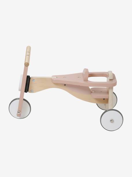 Porteur + siège poupon en bois FSC® BEIGE MOYEN UNI AVEC DECOR 6 - vertbaudet enfant 