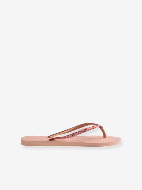 Tongs enfant Slim Glitter II HAVAIANAS rose 2 - vertbaudet enfant 