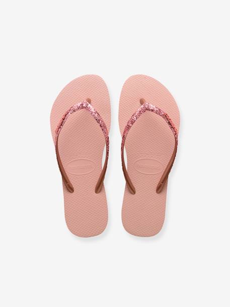 Tongs enfant Slim Glitter II HAVAIANAS rose 5 - vertbaudet enfant 