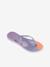 Tongs enfant Slim Palette Glow HAVAIANAS lilas 3 - vertbaudet enfant 