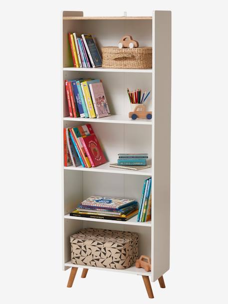 Bibliothèque LIGNE CONFETTI BLANC / BOIS 1 - vertbaudet enfant 