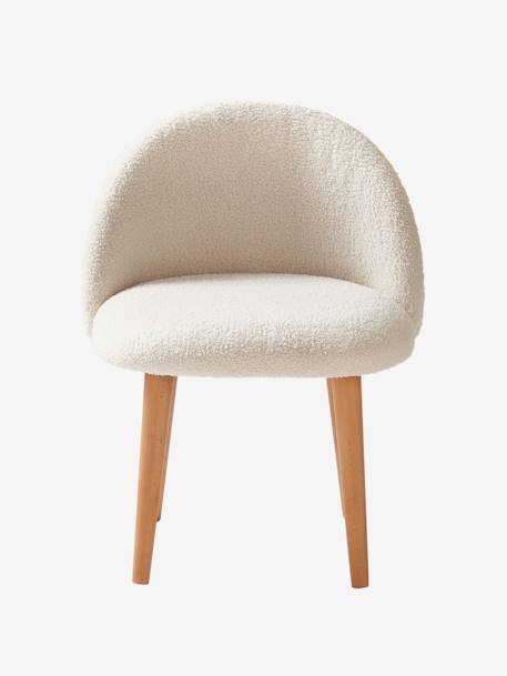 Chaise fausse fourrure maternelle ivoire 4 - vertbaudet enfant 