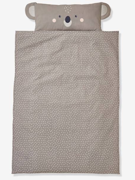 Couchage de sieste maternelle MINILI KOALA personnalisable gris 1 - vertbaudet enfant 