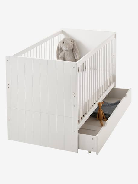 Lit bébé évolutif LIGNE HOLIDAYS BLANC 7 - vertbaudet enfant 