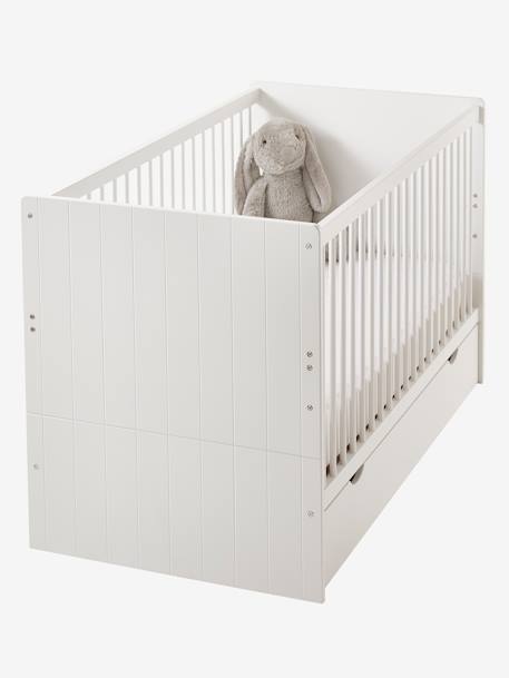 Lit bébé évolutif LIGNE HOLIDAYS BLANC 8 - vertbaudet enfant 