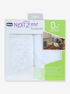 -Lot de 2 draps-housses pour berceau évolutif CHICCO Next2Me Forever